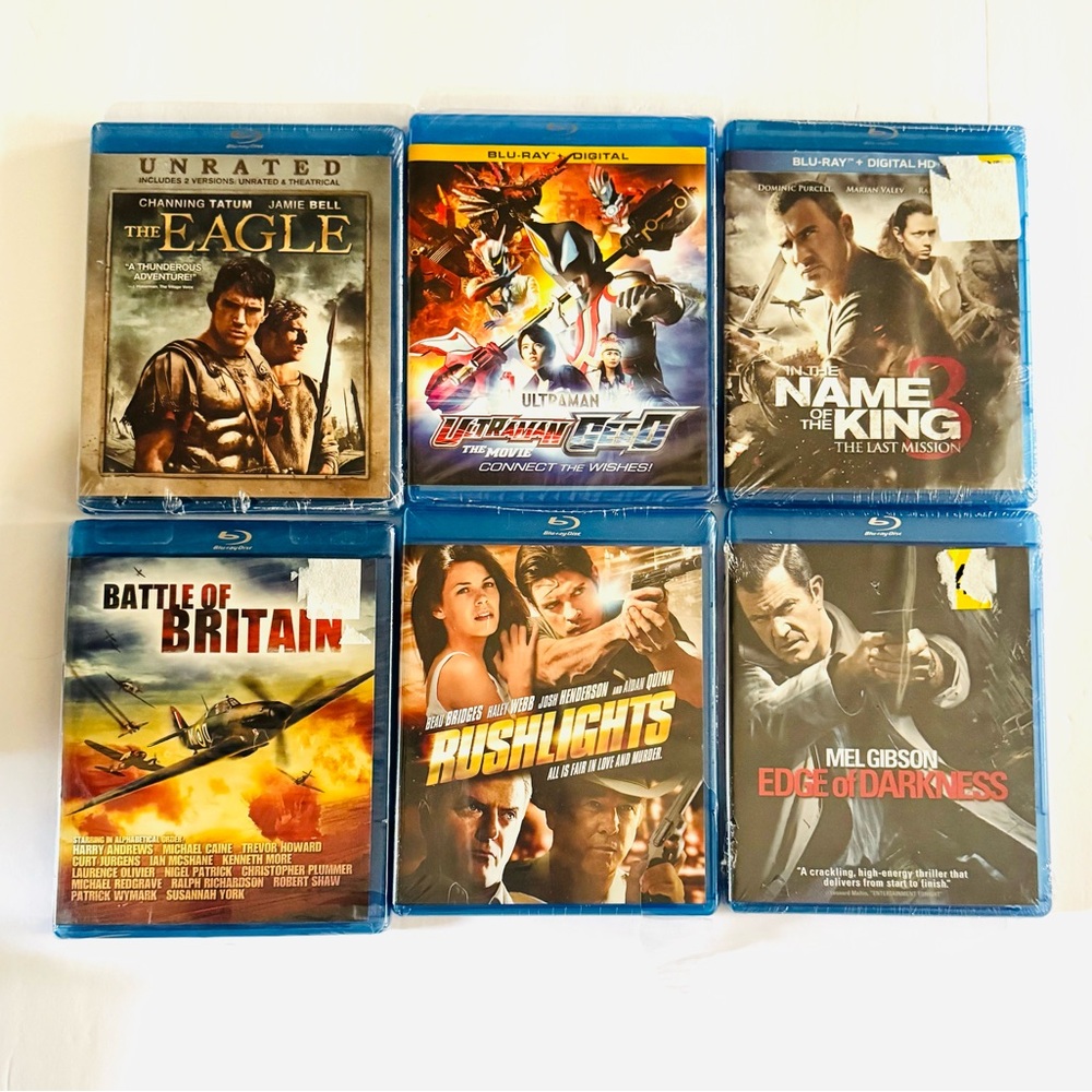 Blu-ray 6 DVD Action Movie Collection